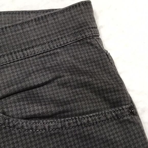 ADRIANO GOLDSCHIED Everett Jean Men 36x32 Olive Green Glen Check Slim Straight - Picture 5 of 15